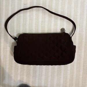 Vera Bradley Brown Quilted Bag